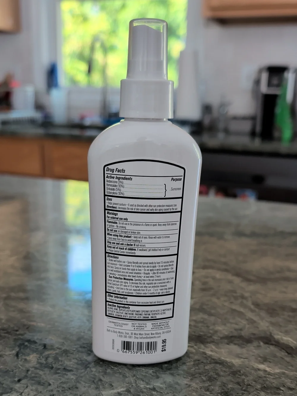 Bath & Body Works SPF 50 Sunscreen Spray